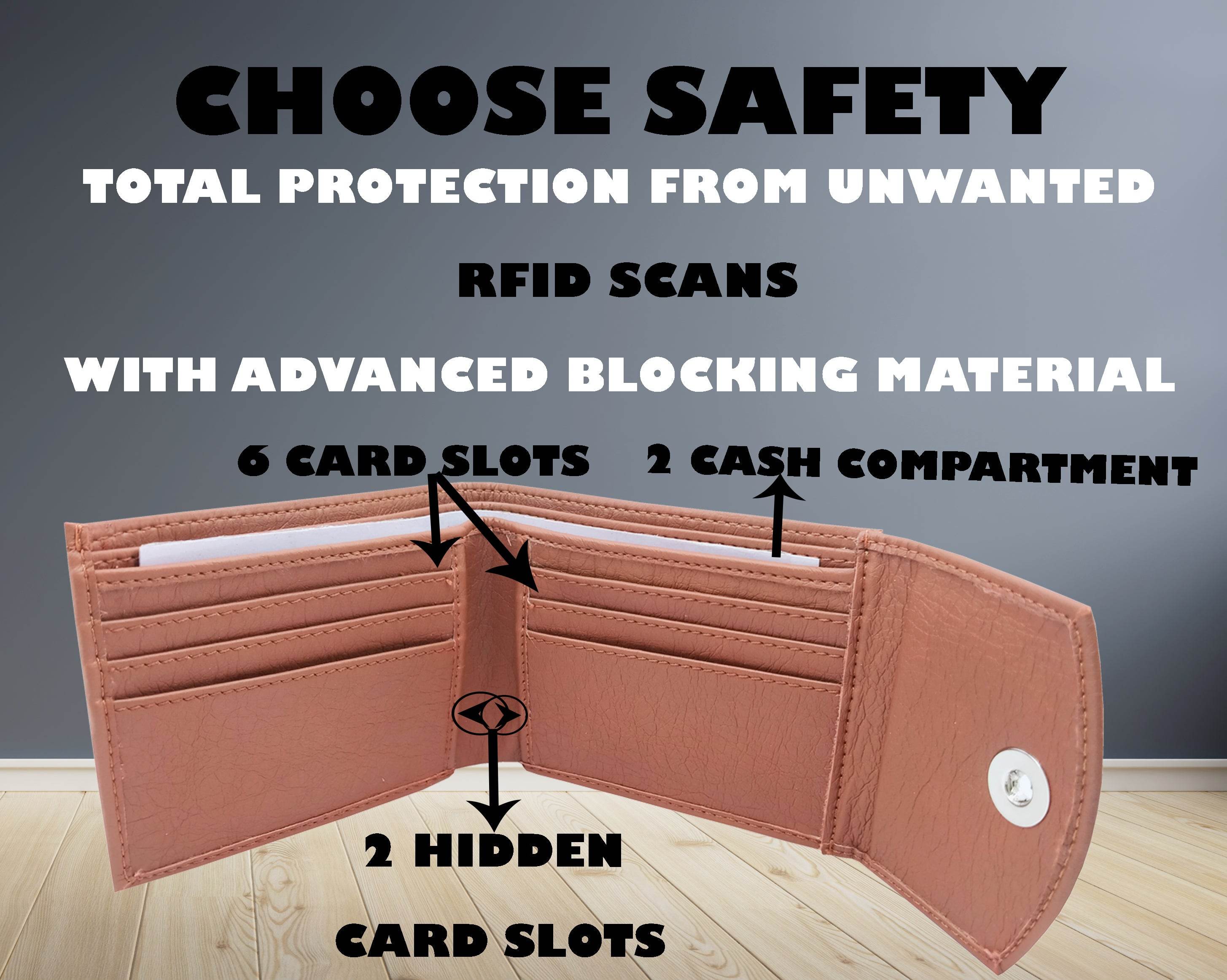 KnW Wallet Leather magnet brown - NARIX INDIA 