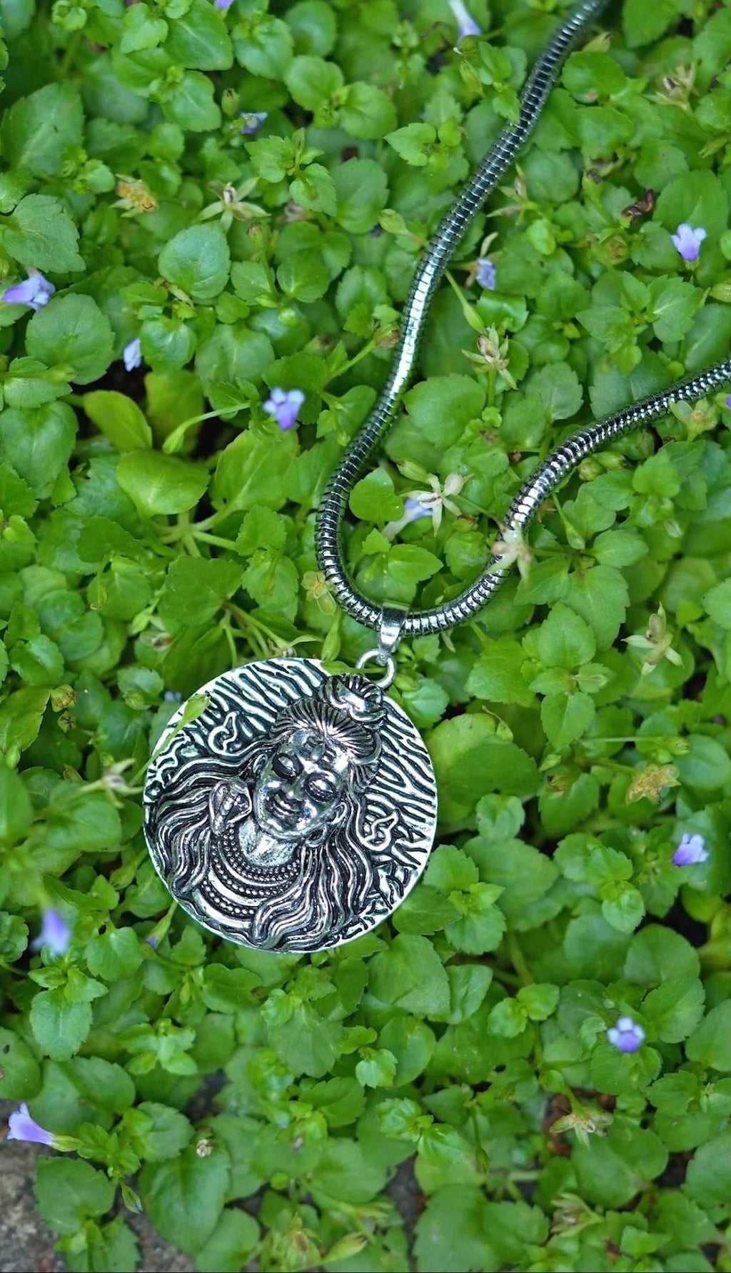 Lord Shiv Pendant with Snake - NARIX INDIA 