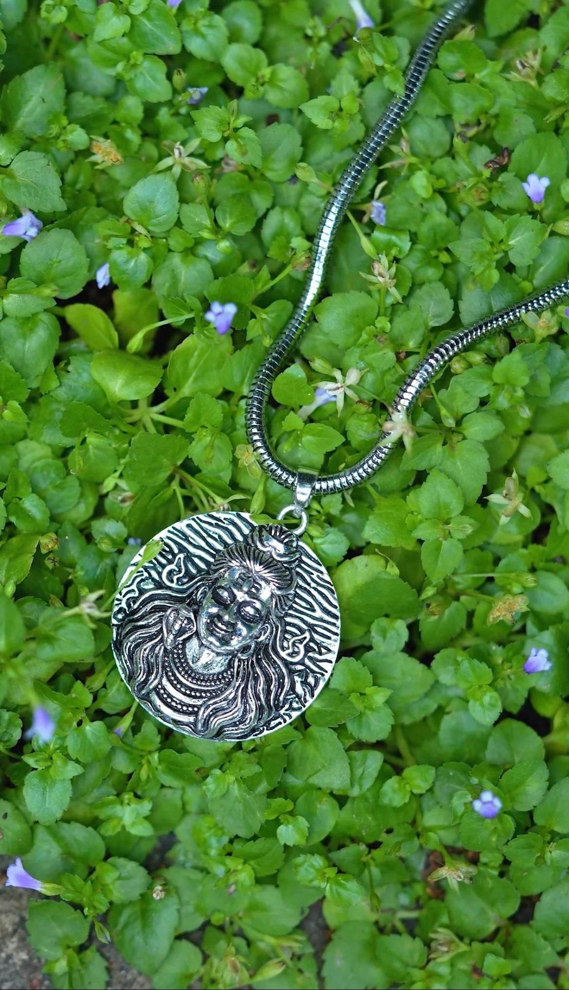 Lord Shiv Pendant with Snake - NARIX INDIA 