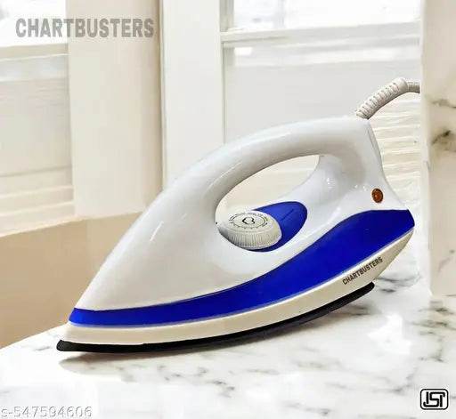 CHARTBUSTERS Fabri Press CB-0008 750 W Dry Iron ( blue/WHITE ) RADHE RADHE - NARIX INDIA 