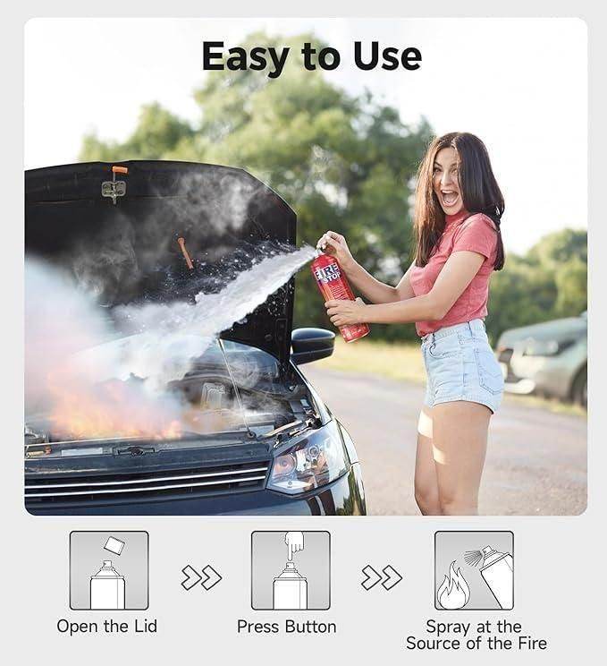 Car Fire Stop - Emergency Fire Response Spray 500ml - NARIX INDIA 