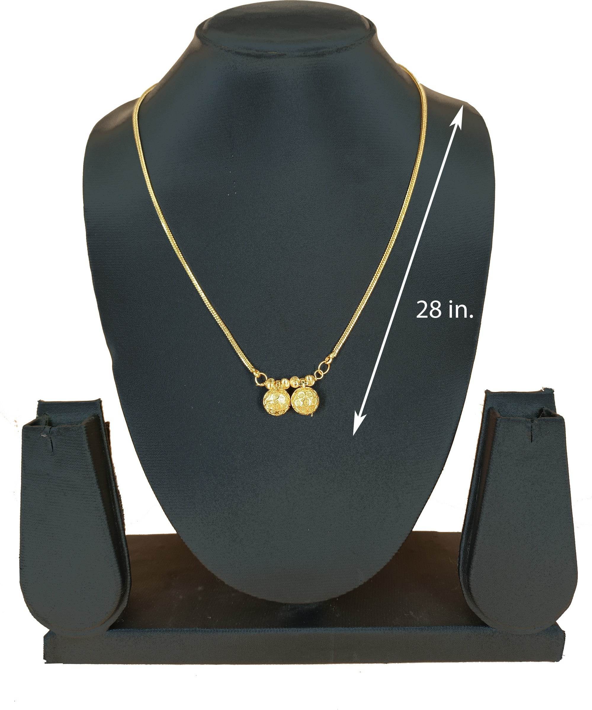 Authentic Gold Plated Mangalsutra - NARIX INDIA 
