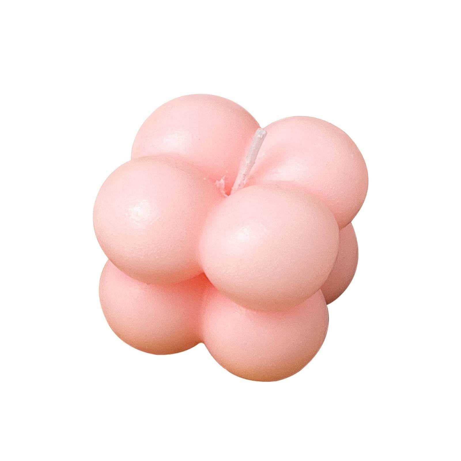 Wax Tiny Cloud Bubble Cube Candle (Pack of 4) - NARIX INDIA 