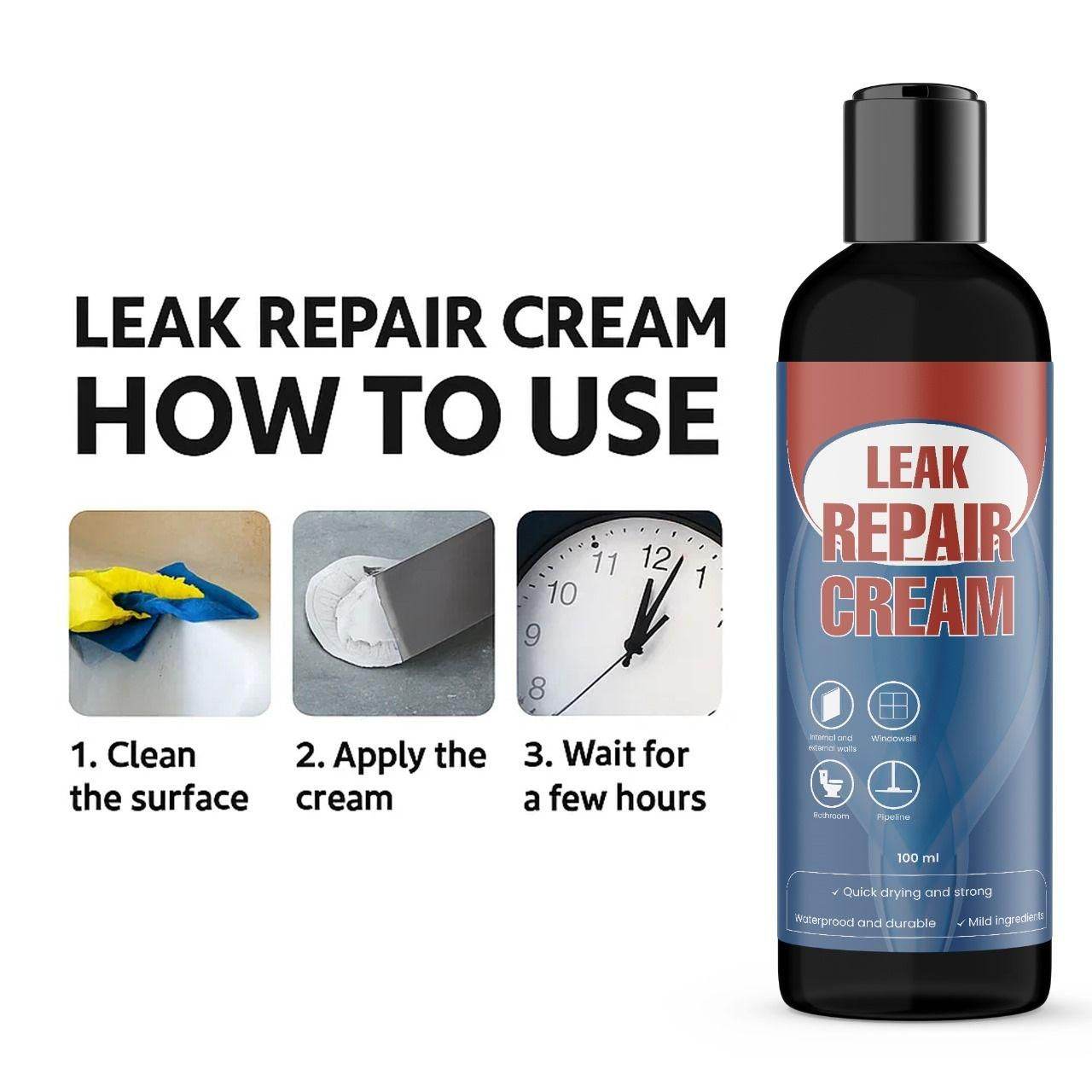 Leak Repair Cream 100 ml Pack of 1 - NARIX INDIA 