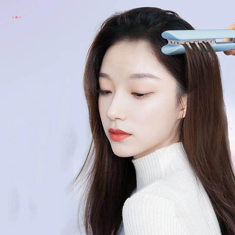 Electric Dry Wet Straight Volume Dual-use Curler - NARIX INDIA 