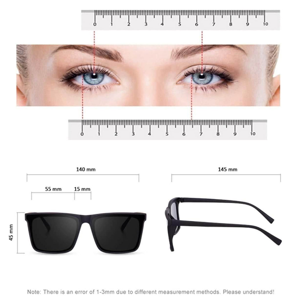 Polarized Retro Square Sunglasses - NARIX INDIA 