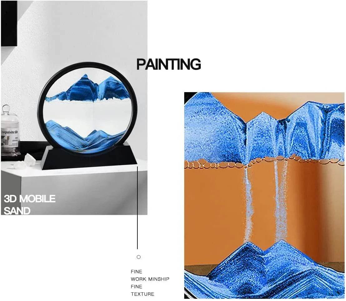 Relaxing Kinetic Sandscape Art Table Desk - NARIX INDIA 