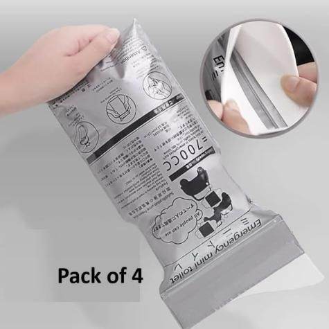 Emergency Mini Toilet-Urine Bag (Pack of 4) - NARIX INDIA 