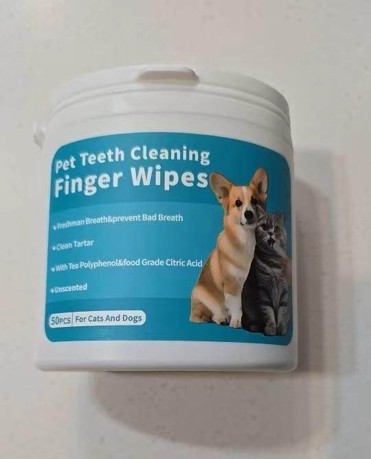 Disposable Dental Finger Wipes For Pets - NARIX INDIA 