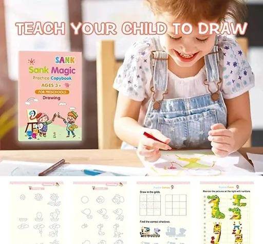 WRITING MAGIC BOOK FOR KIDS EVAPORATIVEINK REUSABLE - NARIX INDIA 