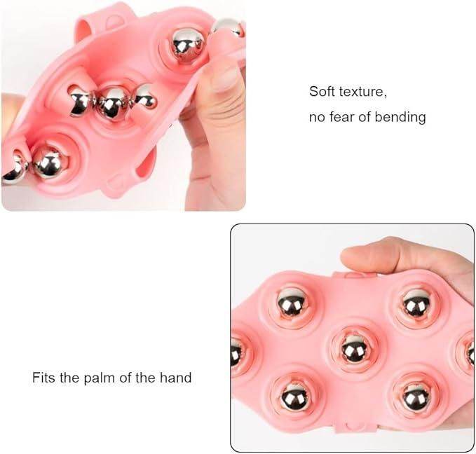 Anti-Cellulite Muscle Pain Relief Relaxation Ball Body Massage Gloves - NARIX INDIA 
