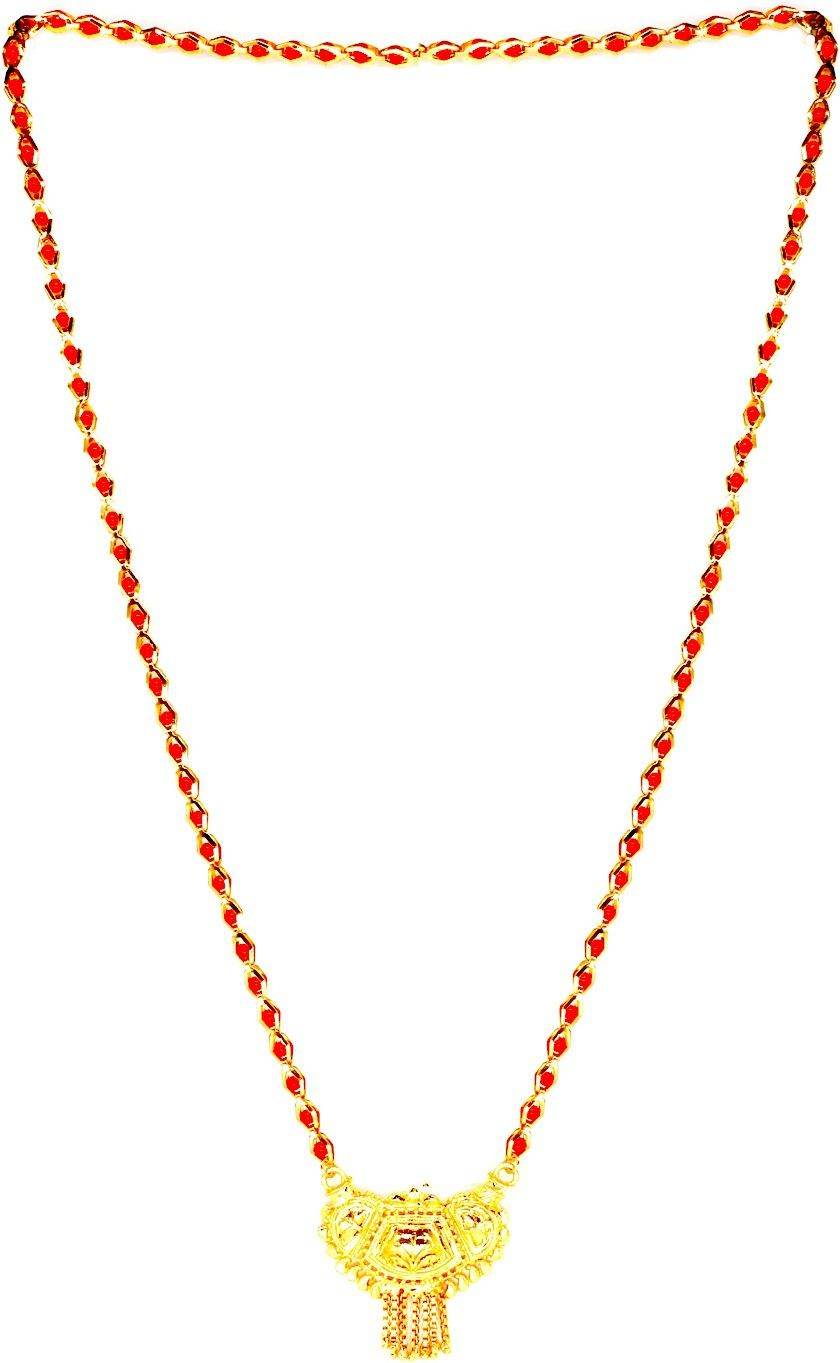 Pretty Gold Plated Mangalsutra - NARIX INDIA 