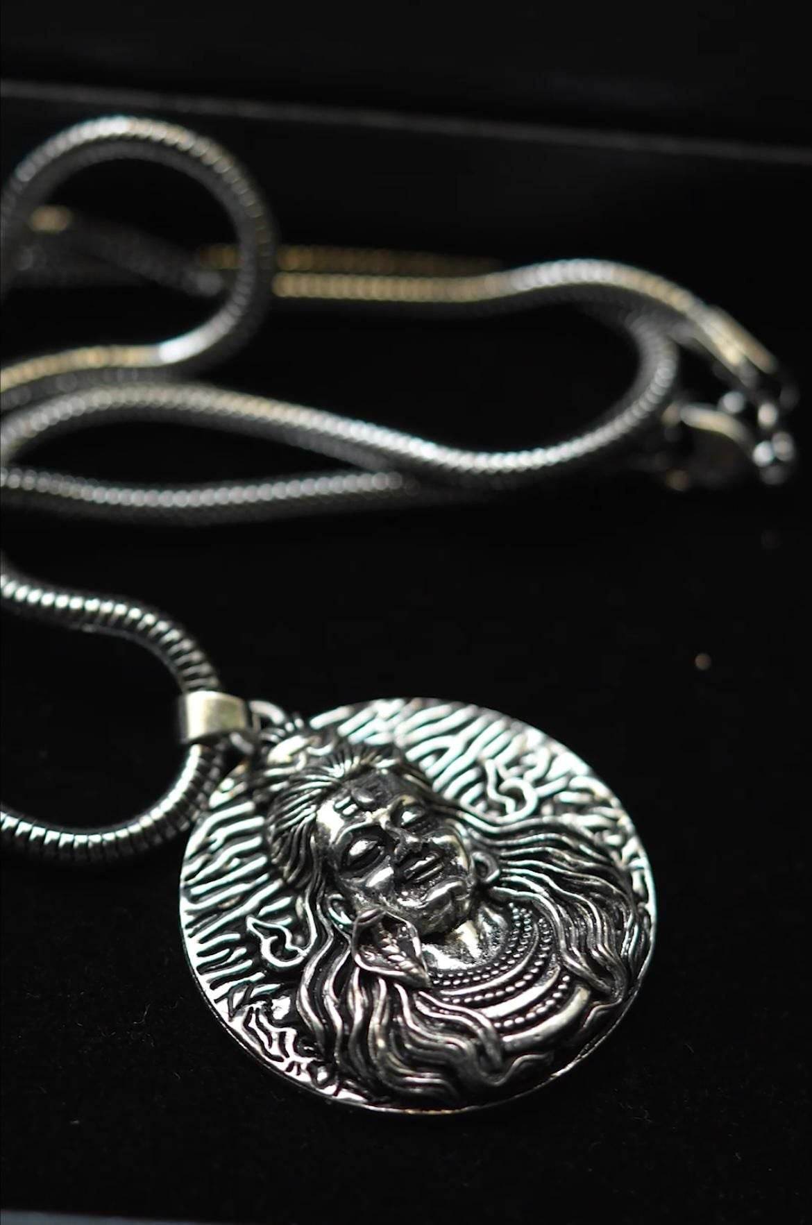 Lord Shiv Pendant with Snake - NARIX INDIA 