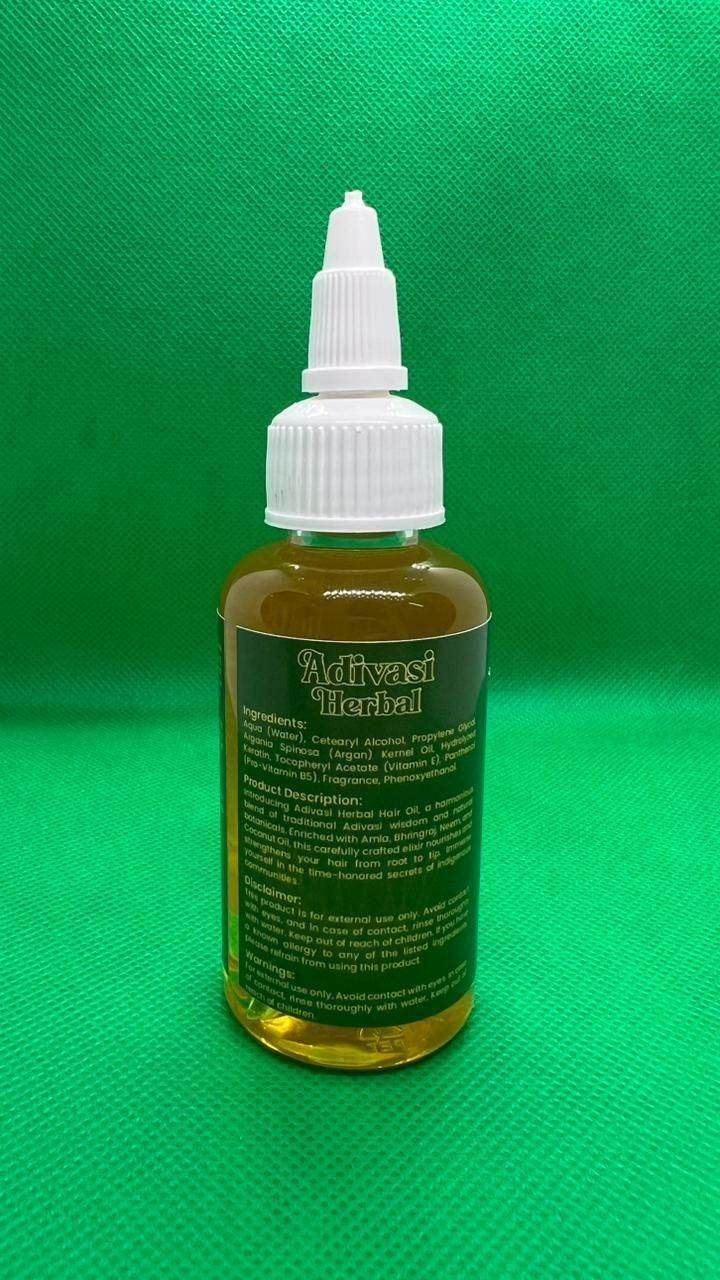 SH Adivasi Hernal Hair Growth Oil 60ml - Nourish Your Roots Naturally (Pack of 2) - NARIX INDIA 