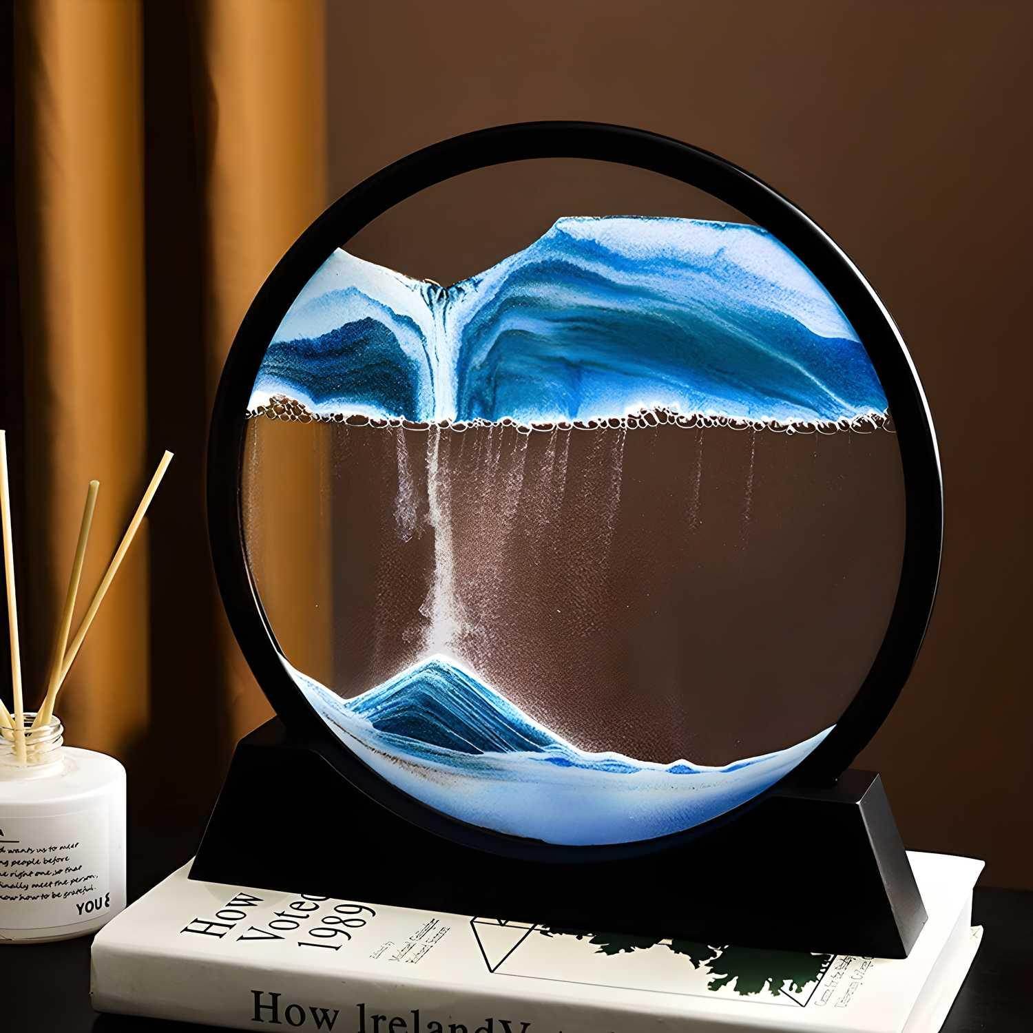 Relaxing Kinetic Sandscape Art Table Desk - NARIX INDIA 