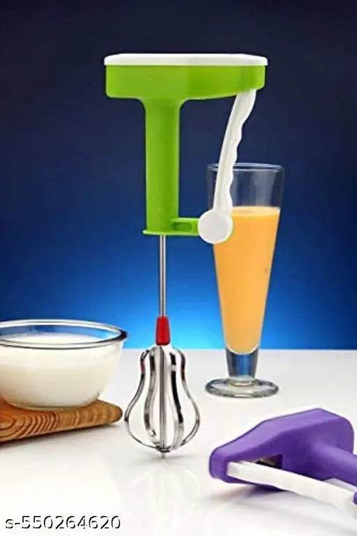 Free Hand Blender for Kitchen/Manual for Egg/Cream Beater Milkshake Lassi Maker/Butter Milk Mixer /( Multi) - NARIX INDIA 
