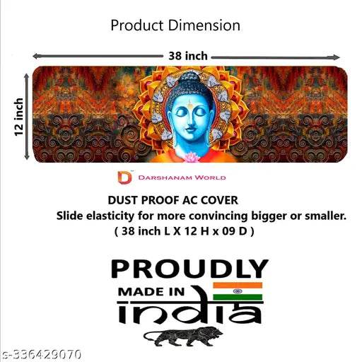 Dust Cover Folding Ac Cover for Spilt Ac | Designer Ac Cover - NARIX INDIA 