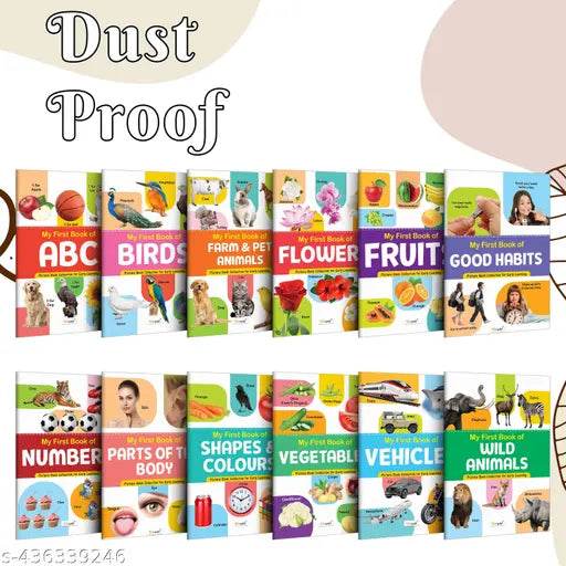 My First Picture Book Collection For Early Learning : Books For Children, Learning Picture Library For Kids, Toddler book, Early learning book With 12 Topics - NARIX INDIA 
