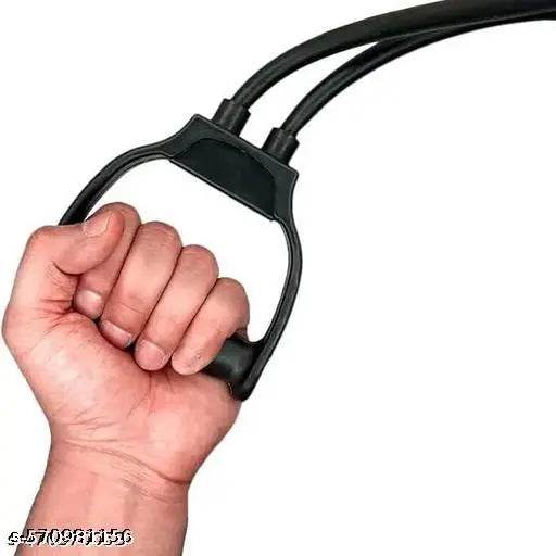 Toning Tube & Adjustable Hand Grip – Full Body Workout Equipment for Strength Training, Muscle Toning, and Fitness Training Kit (Multicolor) - NARIX INDIA 