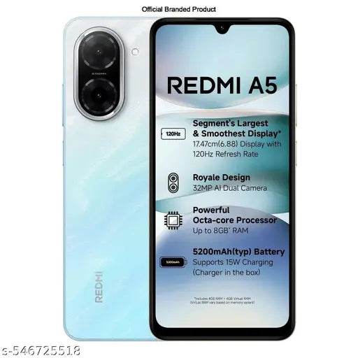 Redmi A5 3GB 64GB Pondicherry Blue - NARIX INDIA 
