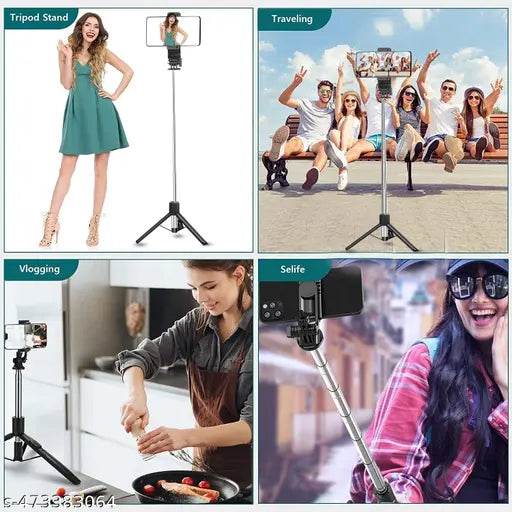 Super Extendable Selfie Stick with BT Remote Tripod stand - NARIX INDIA 