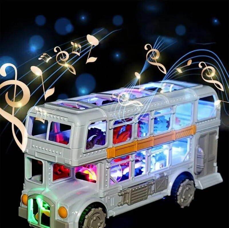 Retro Bus Double Decker Bus Model Toy Sound - NARIX INDIA 