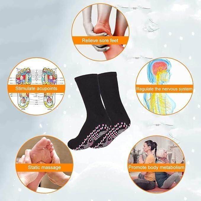 Self Heating Socks Winter Warm Massage Socks - NARIX INDIA 