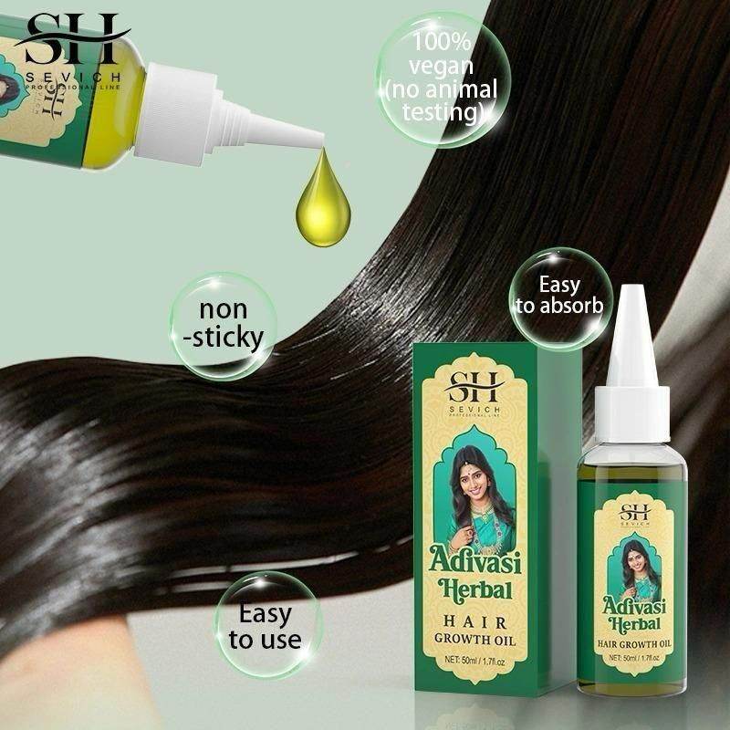 SH Adivasi Hernal Hair Growth Oil 60ml - Nourish Your Roots Naturally (Pack of 2) - NARIX INDIA 