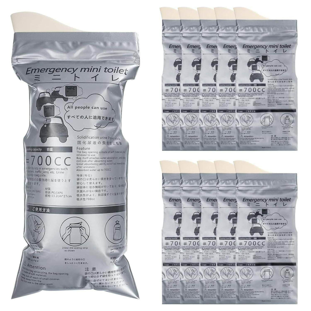 Emergency Mini Toilet-Urine Bag (Pack of 4) - NARIX INDIA 
