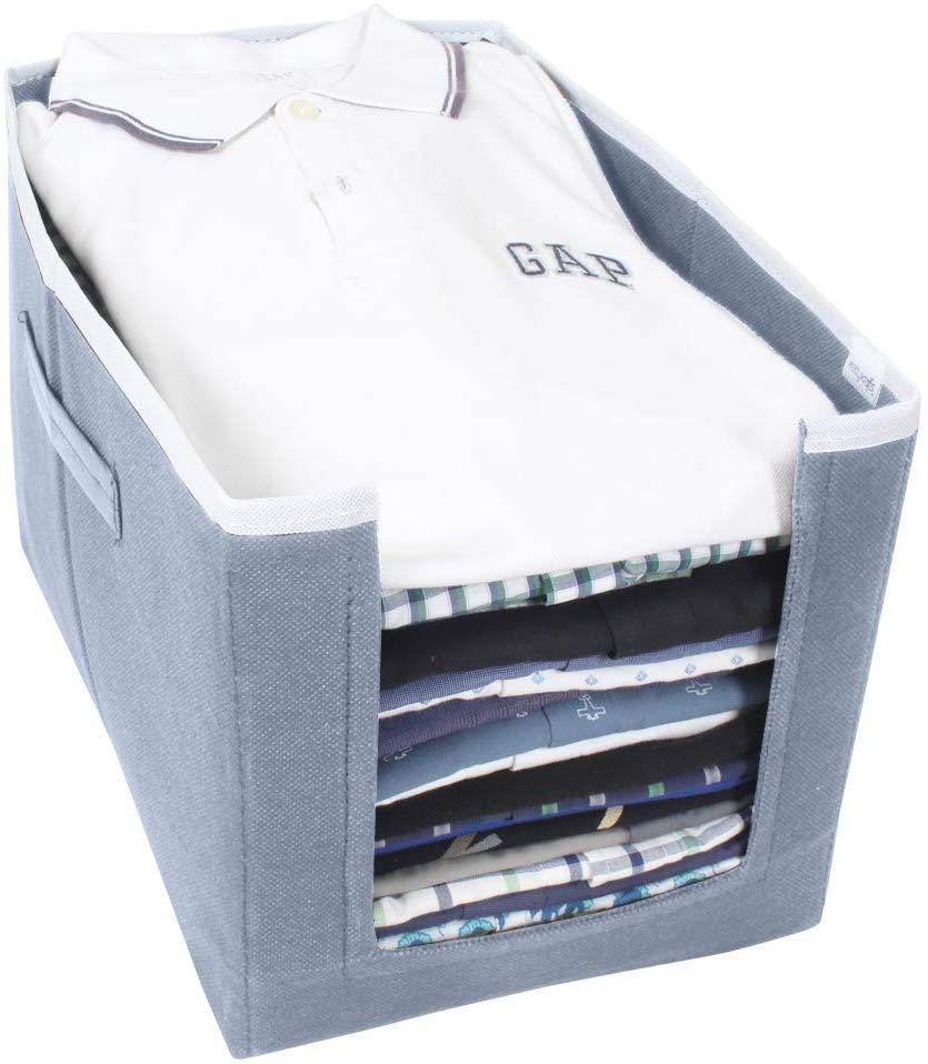 Cloth Organizer - Non Woven Foldable Cloth Organizer ( Pack of 3) - NARIX INDIA 