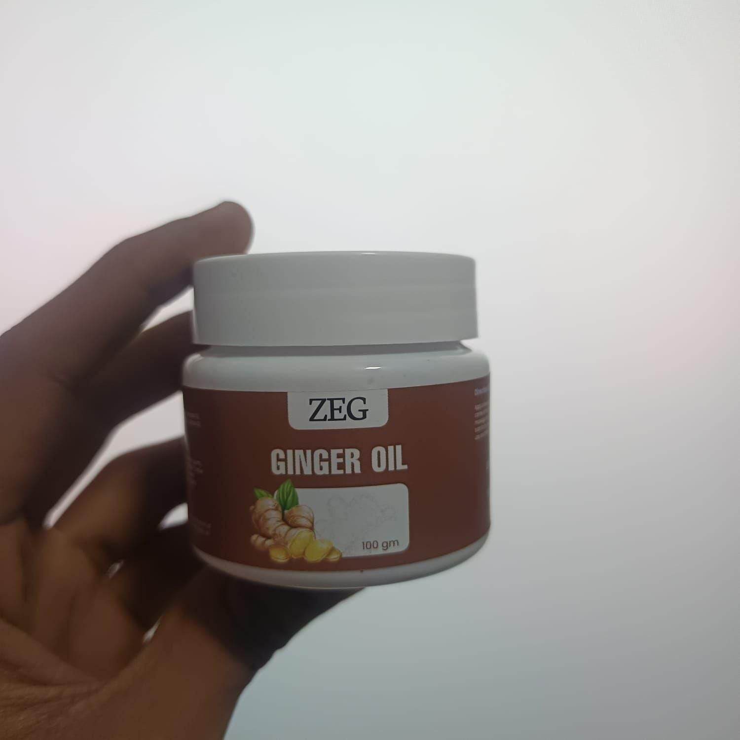 ZEG GINGER OIL 100GM ? 100% Natural Multipurpose Oil for Hair, Skin & Body - NARIX INDIA 