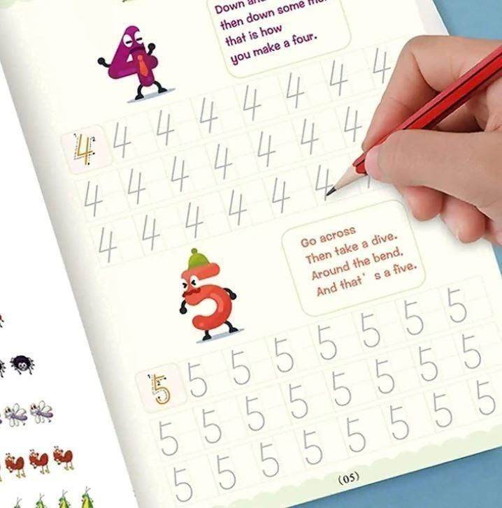 Magic Book Set of 2 ( 8 Book + 20 Refill+2 Pen+2 Grip) - NARIX INDIA 