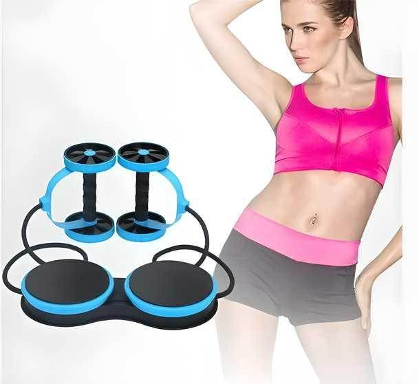 Wheel Roller for Core Workouts, Abdominal Roller Wheel with Knee Pad - NARIX INDIA 