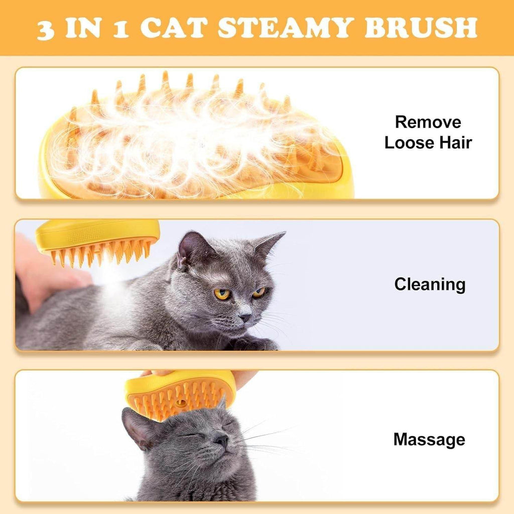 Steaming Pet Hairbrush - NARIX INDIA 