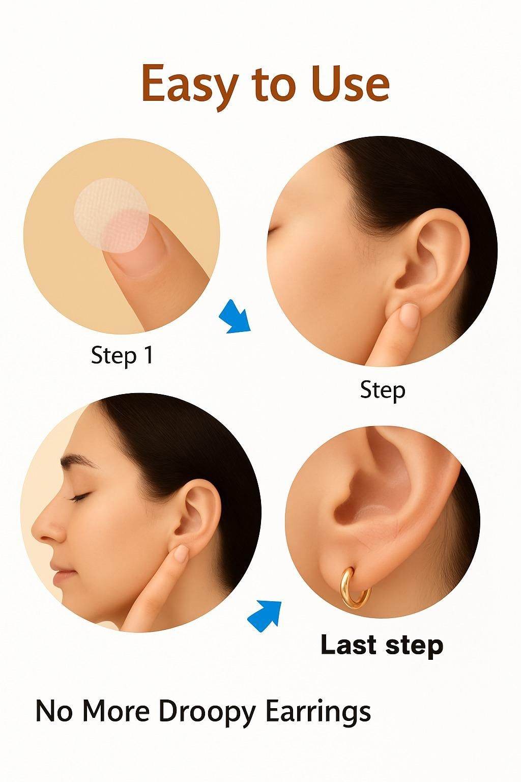 Premium Earlobe Support Patches (100 PCS) - NARIX INDIA 