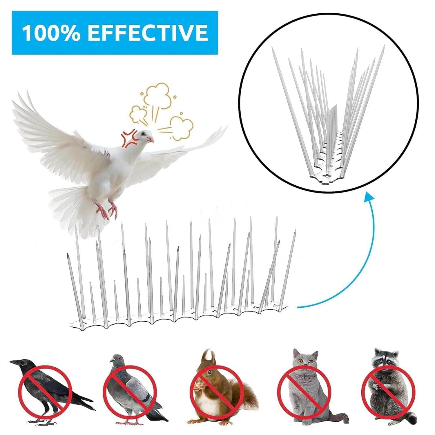 Pigeon Control Spikes (Set of 10) - NARIX INDIA 