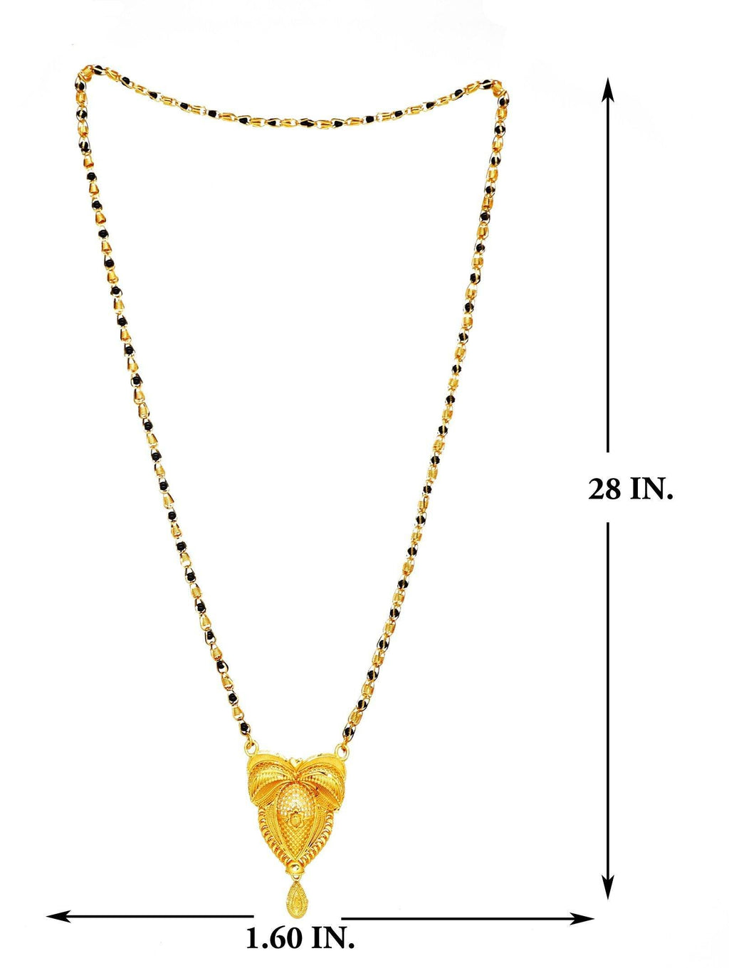 Beautiful Gold Plated Mangalsutra - NARIX INDIA 