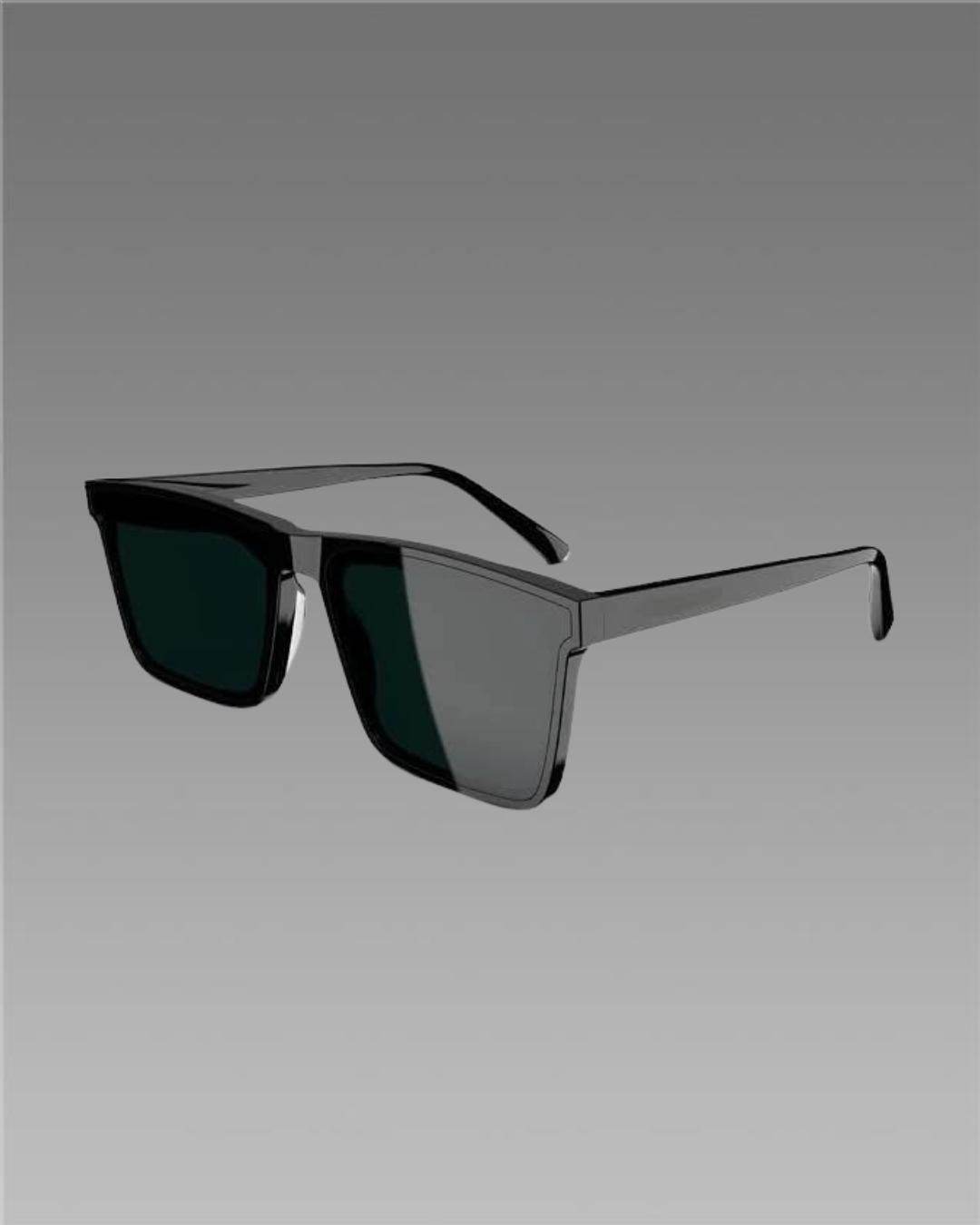 Polarized Retro Square Sunglasses - NARIX INDIA 
