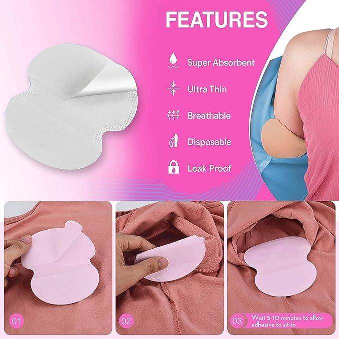 Disposable Armpit Sweat Pads Pack of 10pc - NARIX INDIA 
