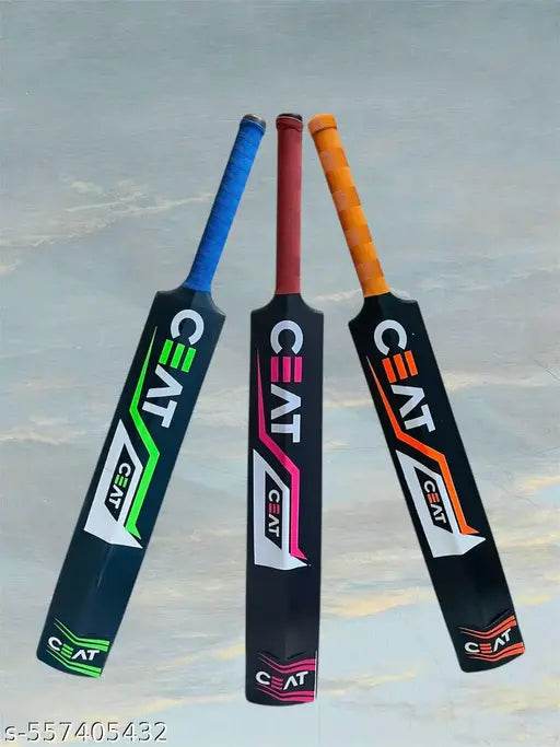 Ceat Hard Plastic Cricket Bat ideal For wind and tennis ball - NARIX INDIA 