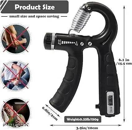 Adjustable Hand Grip Strengthener, Hand Gripper With Counter for Men & Women for Gym Workout Hand Exercise Equipment for Forearm Exercise - NARIX INDIA 