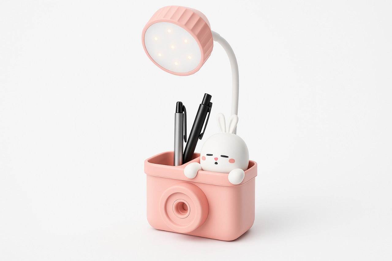 Table Lamp - Desk Lamp with Pen Holder & Sharpener - NARIX INDIA 