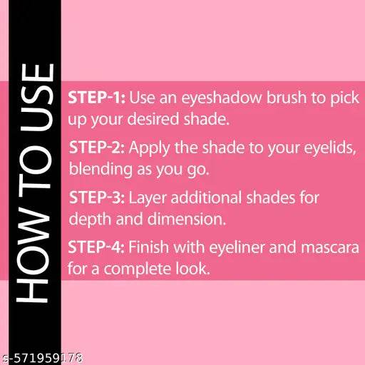 Fashion Colour Eyeshadow Palette | 6 Pigmented Colors Eyeshadow Palette Long Wearing And Easily Blendable Eye Makeup Palette Matte | Matte, Shimmery And Metallic Finish | (SMOKEY) - NARIX INDIA 