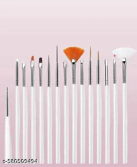 15pcs Nail Art Bruches Set n3 - NARIX INDIA 