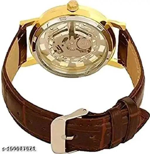 Best New Analog For Men New Open Dial Gold - NARIX INDIA 