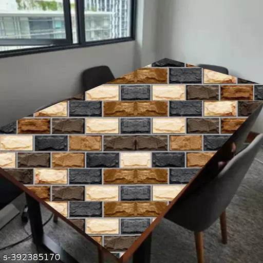 Self Adhesive Wall Stickers For Kitchen Pack Of 2 Wallpaper Waterproof Wall Sticker | Shelf Stickers for Home | Wall Stickers Oil Proof (Wall Texture) Wallpaper for Walls of Kitchen | Bedroom & Living Room - NARIX INDIA 