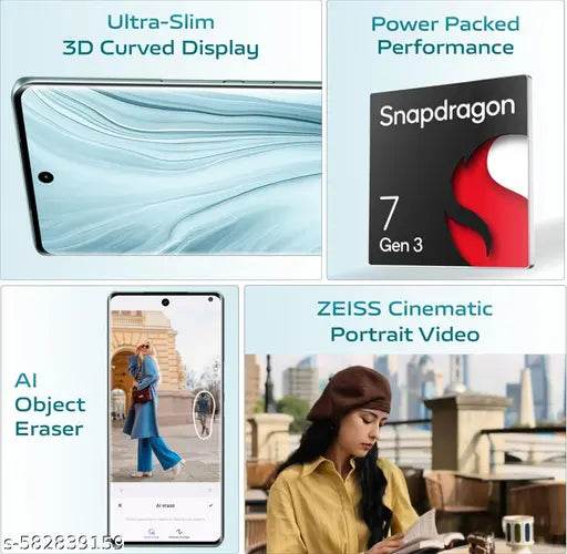 Vivo V40 5G 8Gb Ram 256Gb Ganges Blue - NARIX INDIA 