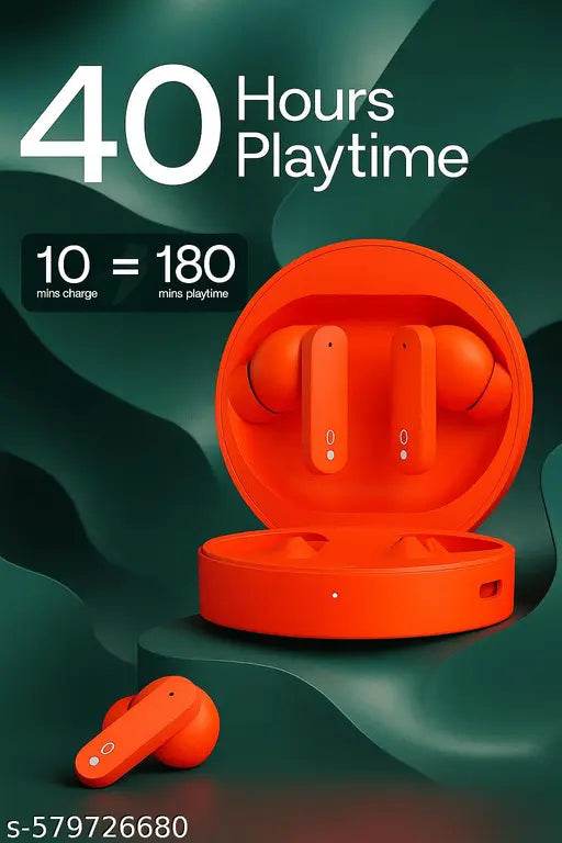 CMF Round Buds (Red) | 42 dB ANC | 12.4mm Dirac-Tuned Drivers | Ultra Bass | 35.5 Hrs Playback | Bluetooth 5.4 | Fast Charging | IPX4 TWS Earbuds with Mic ty11 - NARIX INDIA 