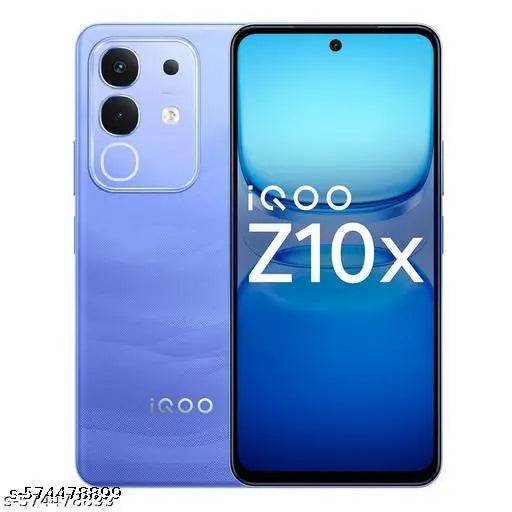 Iqoo Z10X 5G Ultramarine 6GB Ram 128GB Storage | 6500 Mah Large Capacity Battery | Dimensity 7300 Processor | Military-Grade Durability - NARIX INDIA 