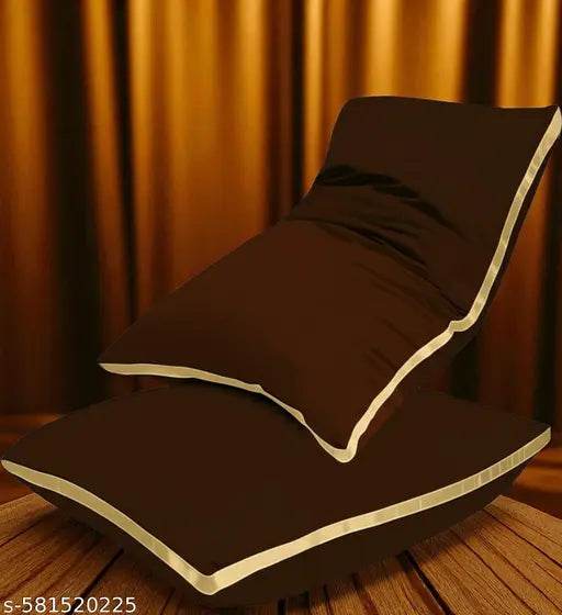 BROWN B/D PILLOW SET OF 2 - NARIX INDIA 